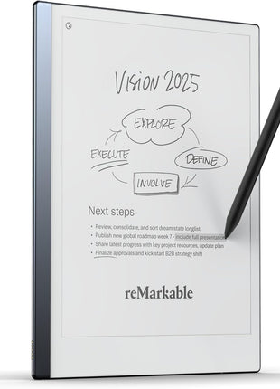 reMarkable 2 with Marker Plus | 10.3" paper tablet with black and white display, e ink digital notebook for better thinking, writing, and reading