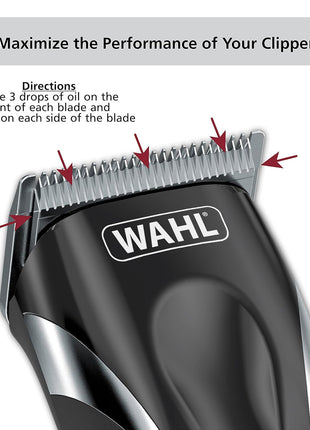 Wahl Premium Hair Clipper Blade Lubricating Oil, Clippers & Trimmers, 4 oz | Prevents Electric Grooming Tool Blade Corrosion, Provides Rust Prevention, Extends Life Of Grooming Tools – Model 3310-300A