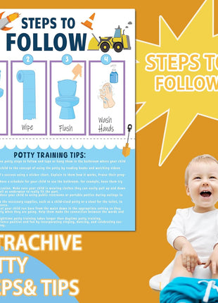 Potty Training Chart for Toddler Boys 17 PCS Potty Training Sticker Chart 5 Fun Styles Potty Reward Chart Toddler with Stickers Potty Chart Potty Sticker Chart