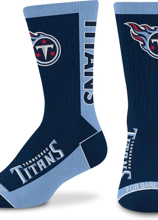 For Bare Feet NFL Unisex Kids Nfl Mvp Crew Sock Youth