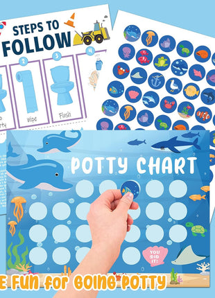 Potty Training Chart for Toddler Boys 17 PCS Potty Training Sticker Chart 5 Fun Styles Potty Reward Chart Toddler with Stickers Potty Chart Potty Sticker Chart