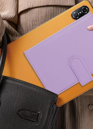 NICOOTHBudget Binder Cash Envelopes A6 Money Saving Binder with Zipper envelopes (Purple)
