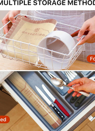 DANIA & DEAN 26"x16" Extra Thick Silicone Baking Mat for Pastry and Bread | Non-Slip & Non-Stick Mat with Measurements, for Pizza, Pie Crust, Dough Rolling, Pasta & Sourdough, Reusable Counter Sheet