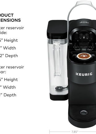 Keurig K-Supreme Single Serve K-Cup Pod Coffee Maker, MultiStream Technology, 4 Brew Sizes, 66oz Dual-Position Removable Reservoir, Black | Multistream Technology, 4 Brew Sizes, 8, 10, 12 Oz, 66 Oz Dual-Position Removable Reservoir