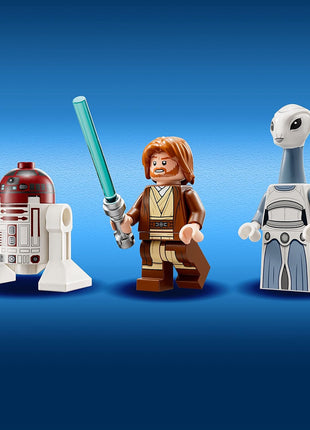 LEGO Star Wars OBI-Wan Kenobi's Jedi Starfighter 75333 Building Toy Set - Features Minifigures, Lightsaber, Clone Starship from Attack of the Clones, Great Gift for Kids, Boys, and Girls Ages 7+