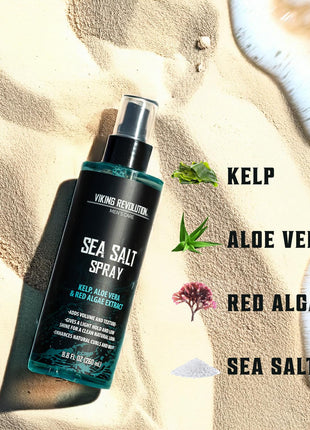 Viking Revolution Sea Salt Spray for Men - Hair Texturizing Spray 8.8 oz