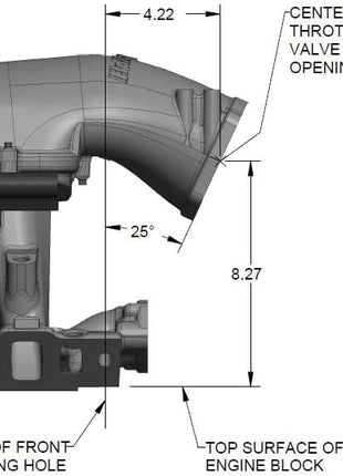 Holley EFI Kit, 95Mm Efi Sbf 302 Deck Hi-Ram