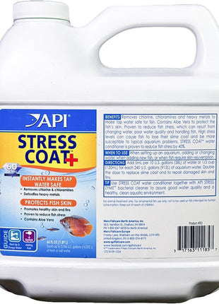 API STRESS COAT Aquarium Water Conditioner 16-Ounce Bottle