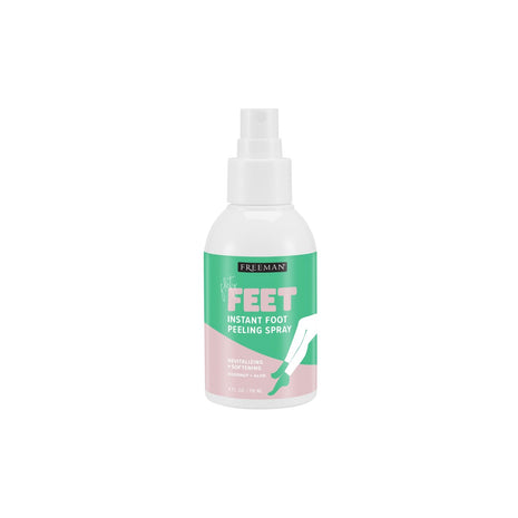 Freeman Flirty Feet Instant Foot Peeling Spray, Foot Mask, 4 fl oz | Foot peel mask for summer, moisturizing and smooth dry, cracked heels, remove dead skin quickly, cruelty-free and vegan