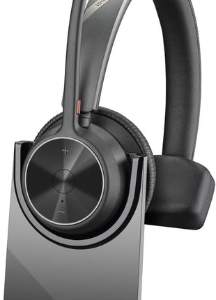 Poly - Voyager 4310 UC Wireless Headset (Plantronics) - Single-Ear Headset with Boom Mic - Connect to PC/Mac via USB-A Bluetooth Adapter, Cell Phone via Bluetooth - Works with Teams, Zoom & More,Black