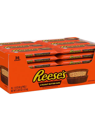 REESE'S Milk Chocolate Peanut Butter Cups, 1.5 oz, 36 ct