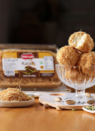 BISVUA Premium Roasted Kataifi Pastry 200g (7.1 oz) ??Golden Toasted Shredded Fillo Dough for Dubai Chocolate Filling, Pistachio Cream Recipes, Kunafa Dough & Crunchy Dessert w/ Katafi? and Knafeh