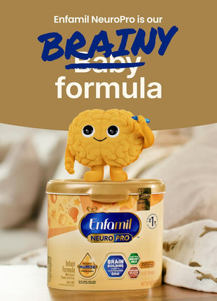 Enfamil, NeuroPro Baby Formula, Brain Building Duo DHA and Mfgm, Exclusive Immune Supporting HuMO6 Blend, Powder Infant Formula, Baby Milk, 20.7 Ounce