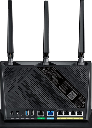 ASUS RT-AX86U Pro (AX5700) Dual Band WiFi 6 Extendable Gaming Router, 2.5G Port, Gaming Port, Mobile Game Mode, Port Forwarding, Subscription-free Network Security, VPN, AiMesh Compatible