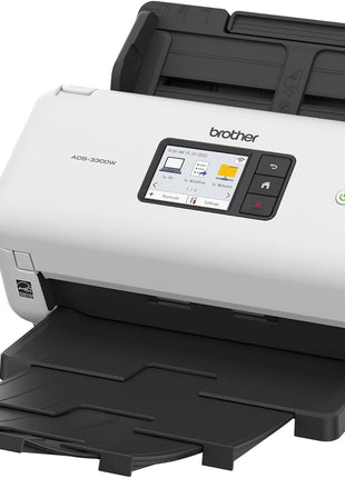 Brother ADS-3300W Wireless, High-Speed Desktop Scanner | 2.8-inch Touchscreen | Scans Up to 40ppm1