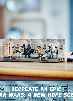 LEGO Star Wars: A New Hope Boarding The Tantive IV Fantasy Toy, Collectible Star Wars Toy with Exclusive 25th Anniversary Minifigure Clone Trooper Fives, Gift Idea for Kids Ages 8 and Up, 75387