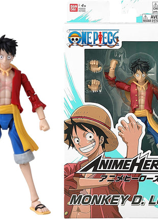 ANIME HEROES - One Piece - Monkey D. Luffy Renewal Version Action Figure | One Piece 6 Inch Action Figure Anime Heroes - Monkey D. Luffy Renewal Version