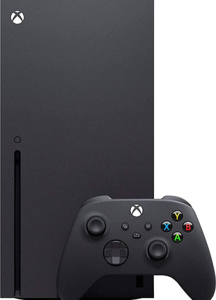 X-Box Series X Gaming Console Bundle - 1TB SSD Black X-Box Console with Two Wireless Controllers -Black and White -and ahaghug Authorized HDMI Cable