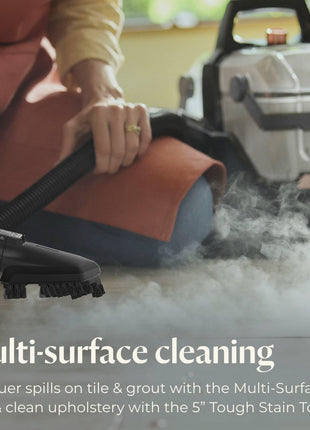 BISSELL Little Green HydroSteam Portable Carpet Cleaner, 3618 | HydroSteam technology combines hot water and steam; multi-purpose upholstery & car/auto detailing