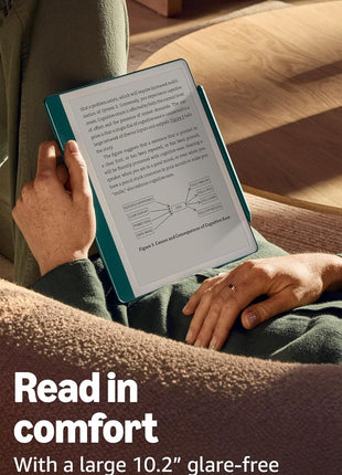 Amazon Kindle Scribe (32GB) - Your notes, documents and books, all in one place. With built-in AI notebook summarization. Includes Premium Pen - Tungsten