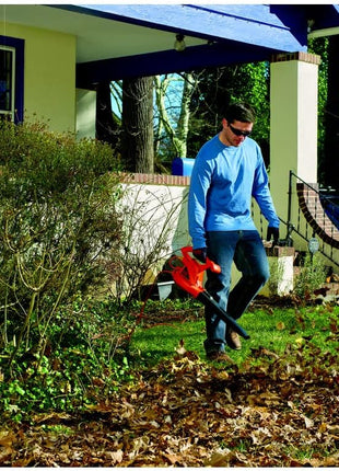 BLACK+DECKER Electric Leaf Blower, Handheld Blowers for Lawn Care, Lightweight, 180 MPH 180 CFM, 7-Amp, Corded (LB700)
