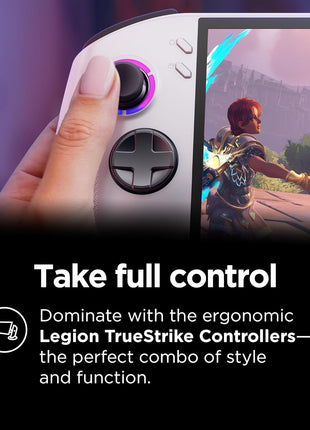 Lenovo Legion Go S - 2025 - Mobile Gaming Console - AMD Radeon graphics - 8 inch PureSight IPS Display - 120Hz - AMD RyzenTM Z2 Go - 16GB Memory - 512GB Storage - Glacier White - Free PC Game Pass