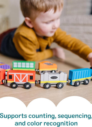 Melissa & Doug 5186 Wooden Train Cars Train