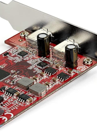 2-port 10Gbps USB C PCIe Card - USB 3.1 Gen 2 Type-C PCI Express Host Controller Add-On Card - Expansion Card - USB 3.2 Gen 2x1 PCIe Adapter 15W/port - Windows, macOS, Linux