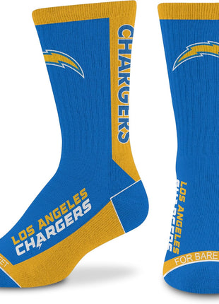 For Bare Feet NFL Unisex Kids Nfl Mvp Crew Sock Youth