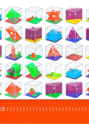 BONNYCO Brain Teaser Puzzles Cubes Kids Party Favors Pack 30. Pinata Goodie Bags Stuffers for Kids 3-5 4-8, Return Gifts for Birthday Party. Mini Puzzle Games, Classroom Prizes, Rewards Stocking
