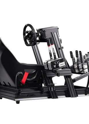 Next Level Racing F-GT Elite Aluminum Simulator Cockpit - Wheel Plate Edition (NLR-E001)