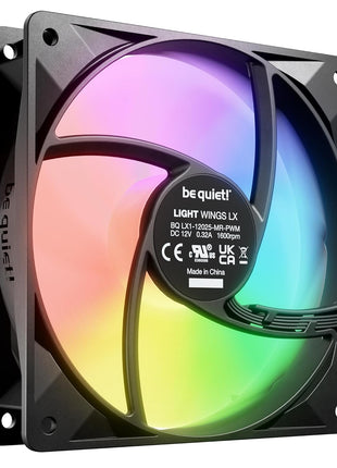 be quiet! Light Wings LX 120mm PWM PC Case Fan | Black | Triple-Pack | BL121