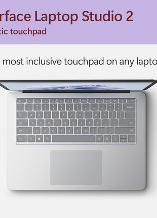 Microsoft Surface Laptop Studio 2 (2023) - 14.4 inch Touchscreen - Intel Core i7, 32GB RAM, NVIDIA RTX 2000 Ada, 1TB SSD, Windows 11, Platinum Color Microsoft Copilot