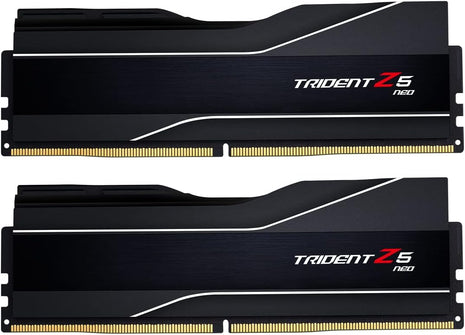 G.SKILL Trident Z5 Neo Series DDR5 RAM (AMD EXPO) 32GB (2x16GB) 6000MT/s CL30-38-38-96 1.35V Desktop Computer Memory U-DIMM - Matte Black (F5-6000J3038F16GX2-TZ5N)