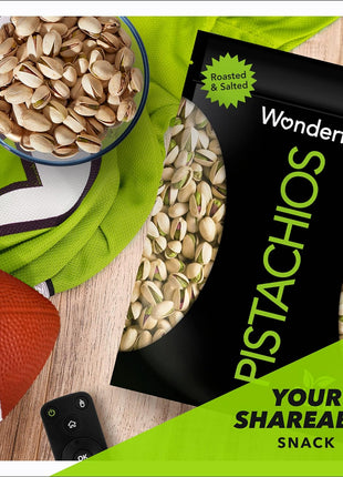 Wonderful Pistachios In Shell, Roasted & Salted Nuts, 48 Ounce Resealable Bag, Protein Snacks, Bulk Snacks, Healthy Snacks for Adults