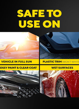 Meguiar's Quik Wax, Spray Wax for Car Detailing that Creates a Deep Shiny Look, Can Be Applied to Wet or Dried Paint and In Direct Sunlight, Moisture Rolls Off Waxed Paint, 24 Oz