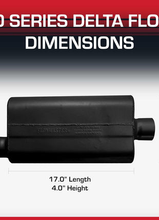 Flowmaster 50 Series Delta Flow? Muffler ??3.00 inch Offset In/Center Out
