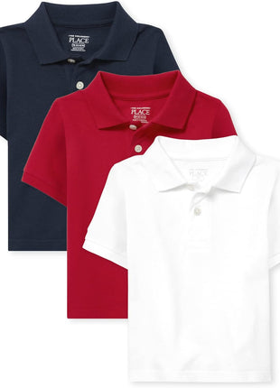 The Children's Place Baby and Toddler Boys Short Sleeve Polo Shirt