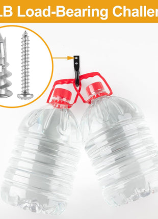Metal Self Drilling Drywall Anchors, 116PCs Shatter-Resistant Wall Anchors and Screws Kit, 58 Heavy Duty Sheetrock Anchors + 58#6 x 1-1/4'' Screws, Zinc Hollow Dry Wall Anchors 50LB Hanging
