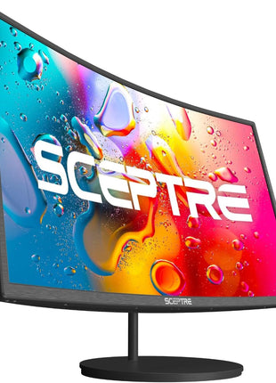 Sceptre Curved 24-inch Gaming Monitor 1080p R1500 98% sRGB HDMI x2 VGA Build-in Speakers, VESA Wall Mount Machine Black (C248W-1920RN Series)
