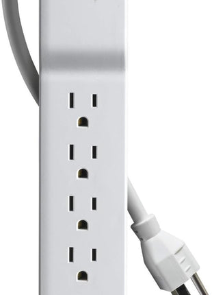 Belkin Home/Office Surge Protector, 6 AC Outlets, 10 ft Cord, 720 J, White