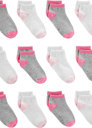 Simple Joys by Carter's Baby 12-Pack Socks, Multicolor/Monster/Sharks/Stripe, 4-5T