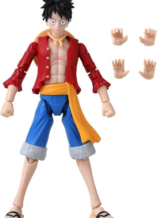ANIME HEROES - One Piece - Monkey D. Luffy Renewal Version Action Figure | One Piece 6 Inch Action Figure Anime Heroes - Monkey D. Luffy Renewal Version