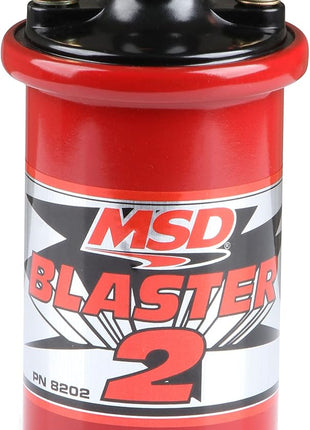 MSD 8202 Ignition Canister Coil Blaster 2 Series High Performance, Red, 6-series ignition