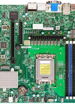 Supermicro 266556 Mb Mbd-x13saz-f-o R680e S1700 Max128gb Ddr5 Micro-atx Retail