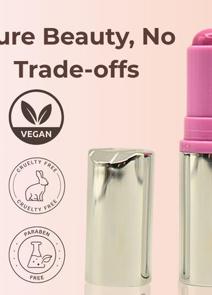 Haus Labs Color Fuse Longwear Hydrating Glassy Lip + Cheek Blush Balm Stick - Glassy Lilac