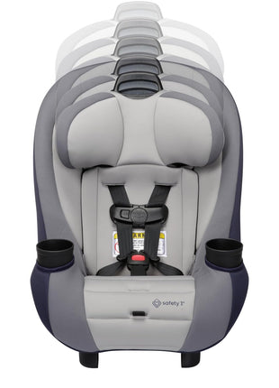 Safety 1st Ellaris 3-in-1 Convertible Car Seat, Slim Fit Design, Rear & Forward-Facing, 5-Position Headrest, Travel-Friendly with Machine-Washable Seat Pad, London Blue