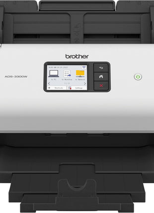 Brother ADS-3300W Wireless, High-Speed Desktop Scanner | 2.8-inch Touchscreen | Scans Up to 40ppm1