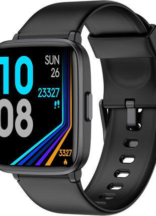 Fitness Tracker Watch with Heart Rate Monitor, Activity Tracker with Pedometer, Sleep Monitor, Calories & Step Counter, IP68 Waterproof Smart Watches for Women Men Fitness Watch for Sports