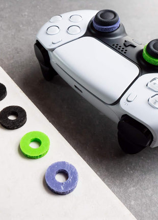 KontrolFreek Precision Rings | Aim Assist Motion Control for PlayStation 4 (PS4), PS5, Xbox One, XBX, Switch Pro & Scuf Controller (Black/Purple/Green)